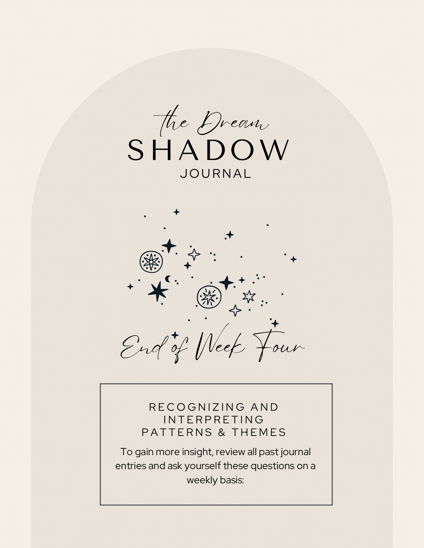 Shadow Dream Workbook