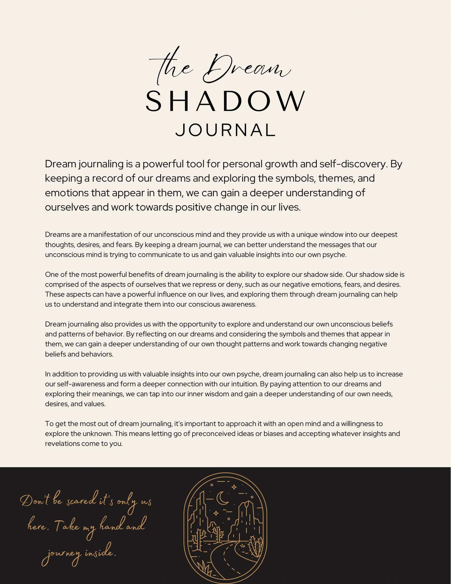 Shadow Dream Workbook