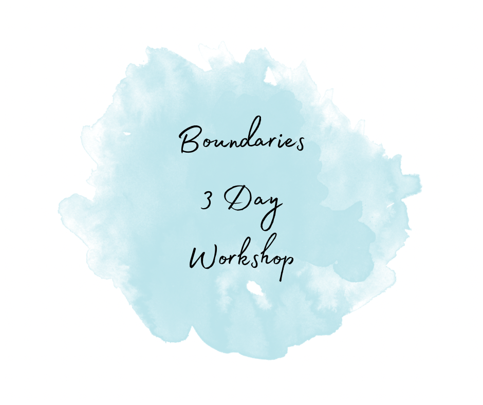 Boundaries 3 Day Workshop